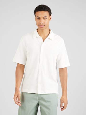 TOPMAN Comfort Fit Hemd in Weiß: predná strana