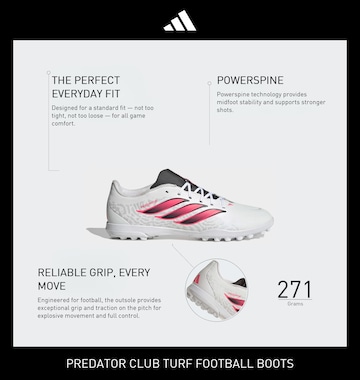 ADIDAS PERFORMANCE Обувь для футбола 'PREDATOR CLUB' в Белый