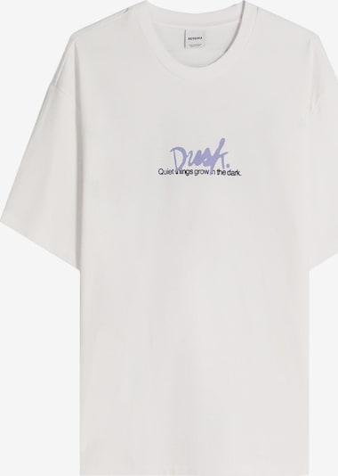 Bershka Paita värissä laivastonsininen / vaaleanvioletti / valkoinen, Tuotenäkymä