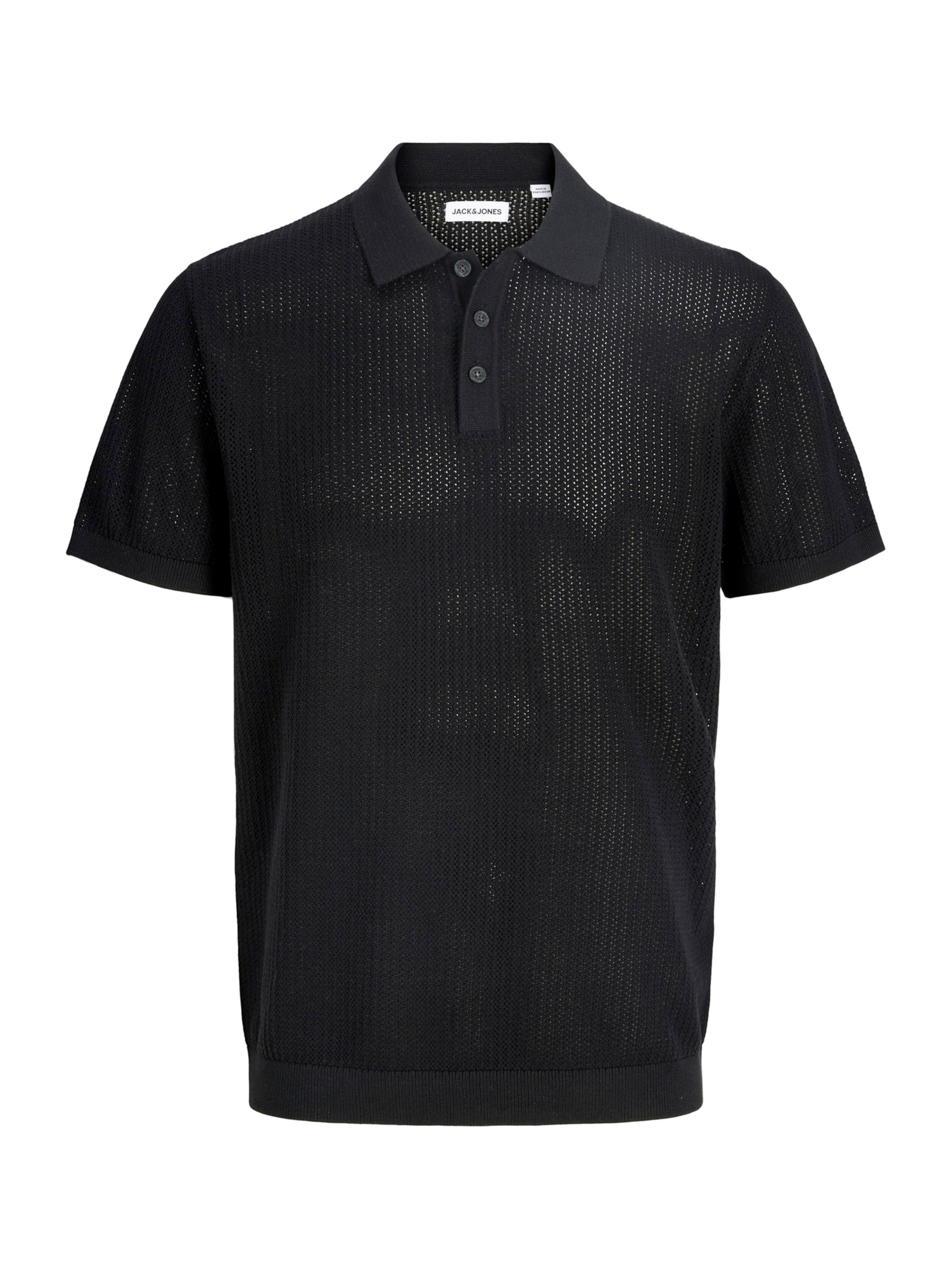 JACK & JONES - Jersey 'JJJESS' en negro: frente