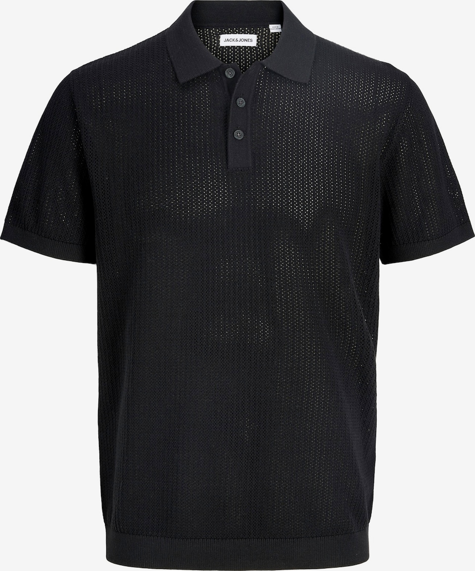 Pulover 'JJJess' de la JACK & JONES pe negru: față