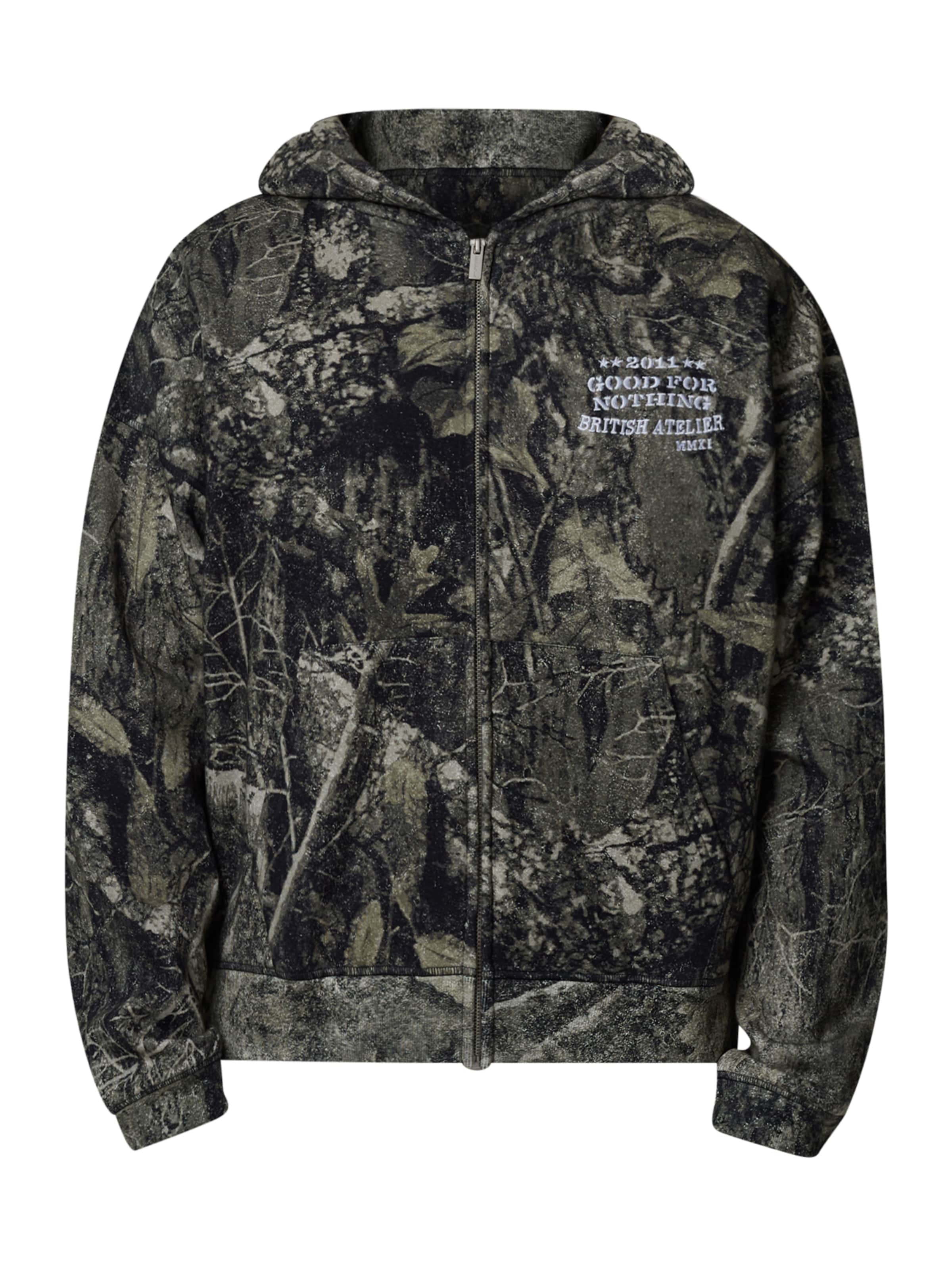 Good For Nothing Sweatjakke i grøn: forside