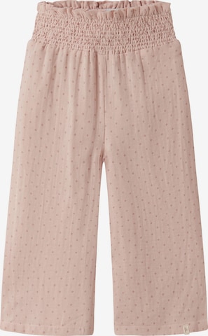 Lil'Atelier Wide leg Broek in Rood: voorkant