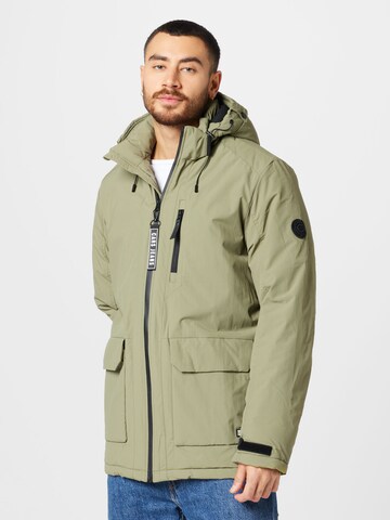 Cars Jeans Between-season jacket 'HARROW' in Green: front