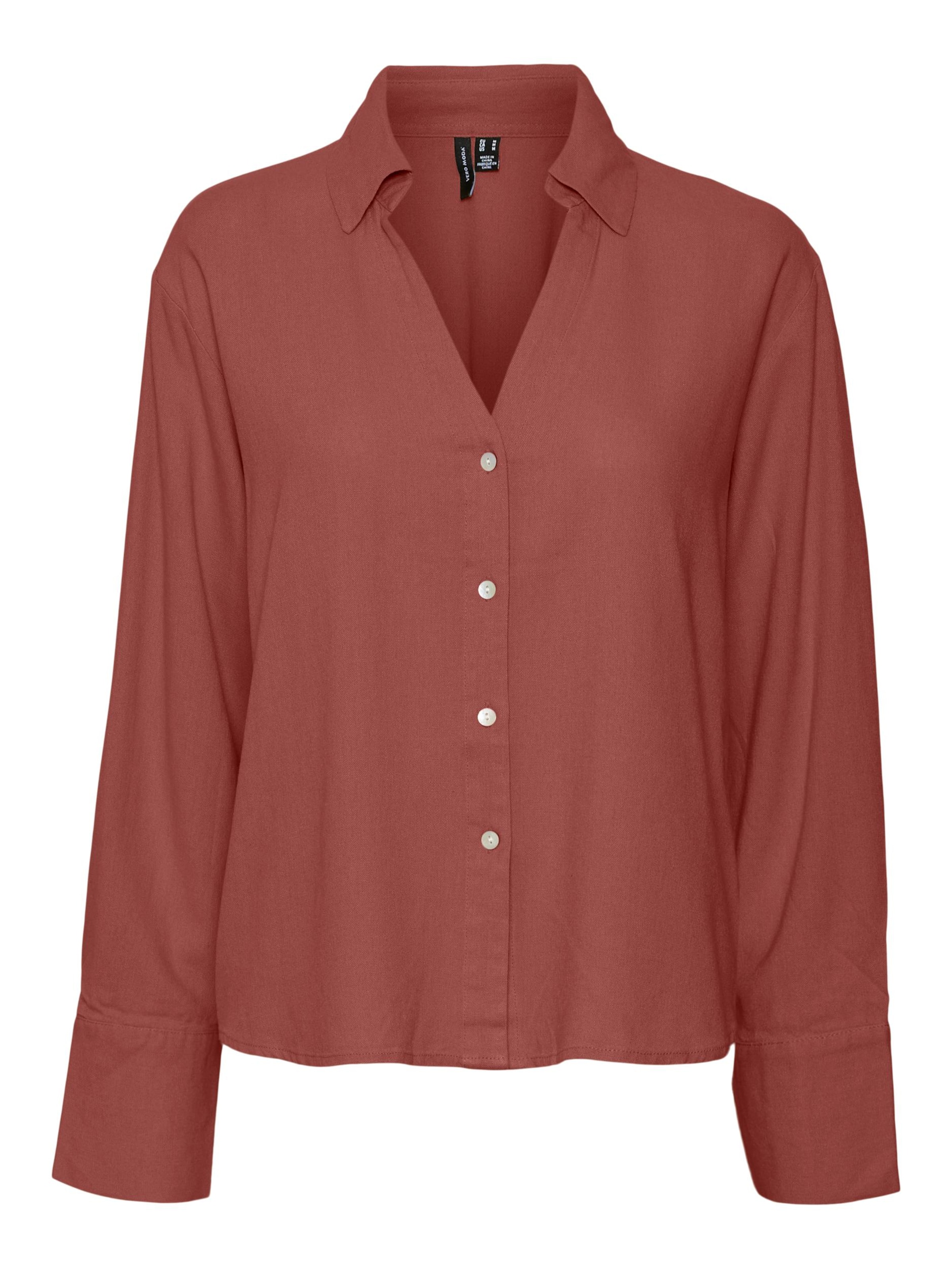 VERO MODA - Blusa 'MYMILO' em vermelho: frente