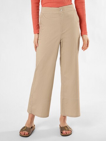 Pantalon harem Marie Lund en beige : devant