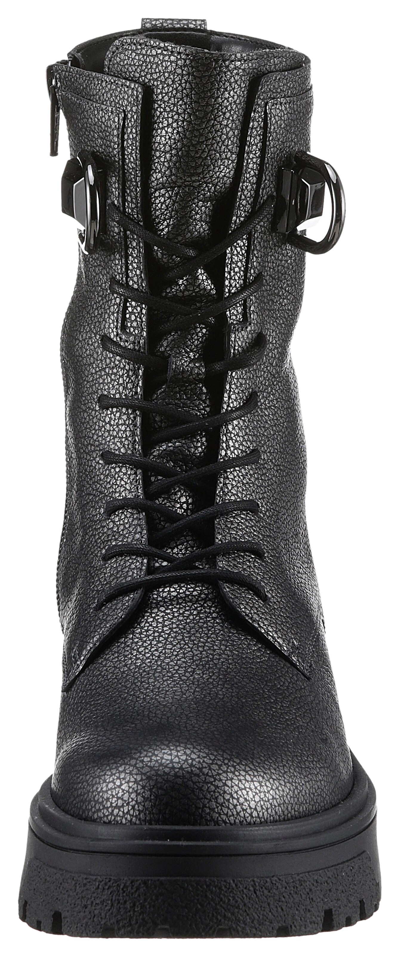GABOR Schnürstiefelette in Grau