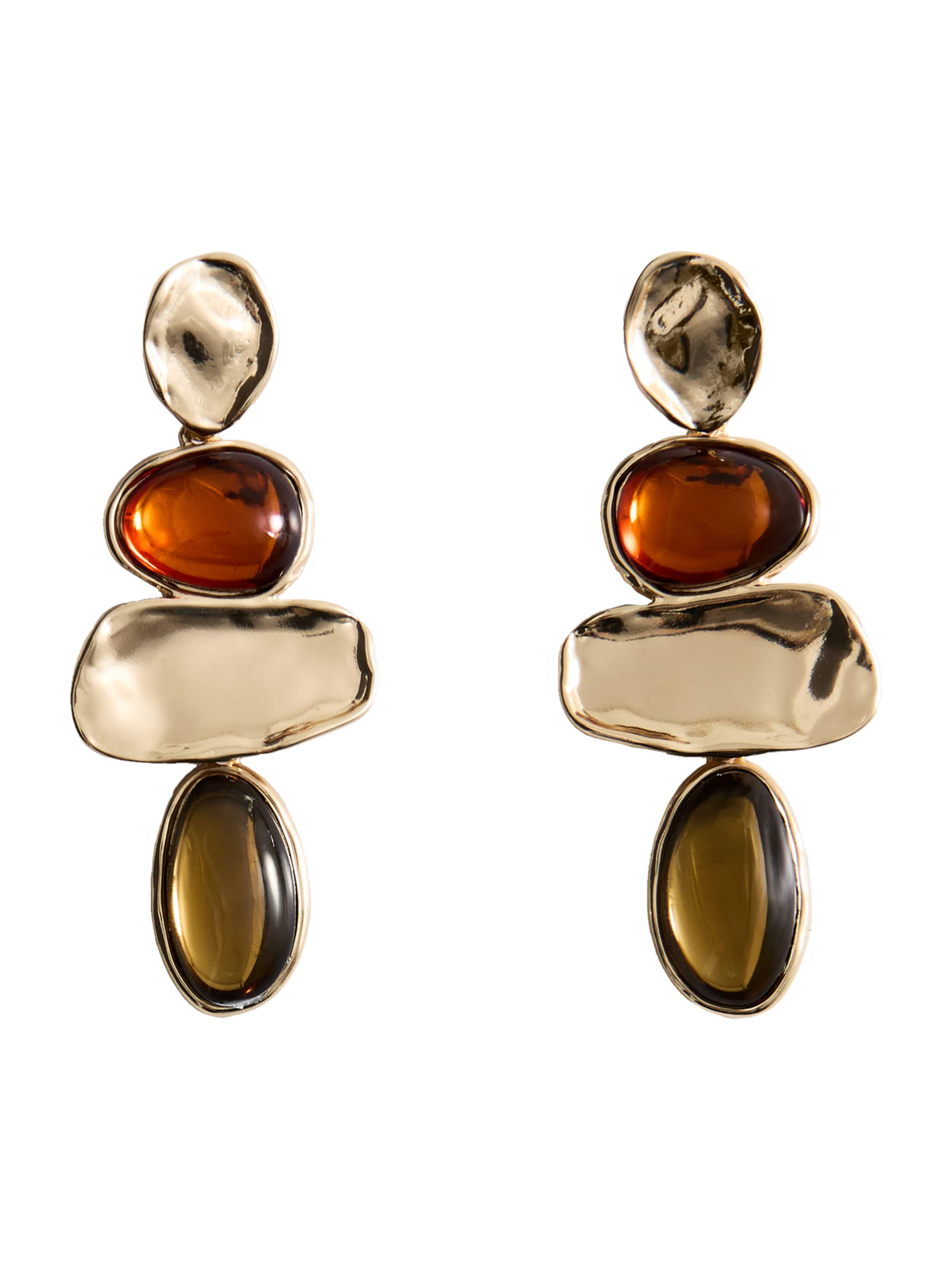 MANGO Earrings 'FIONA' in Gold: front