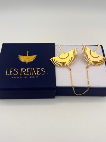Les Reines Brosche 'The Peafowl'‌‌‌‌‌‌‌ in Gold