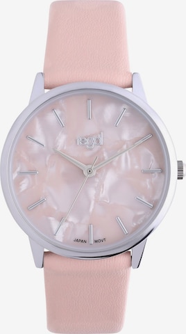 Montre à affichage analogique 'Klassisch' Lucardi en rose : devant