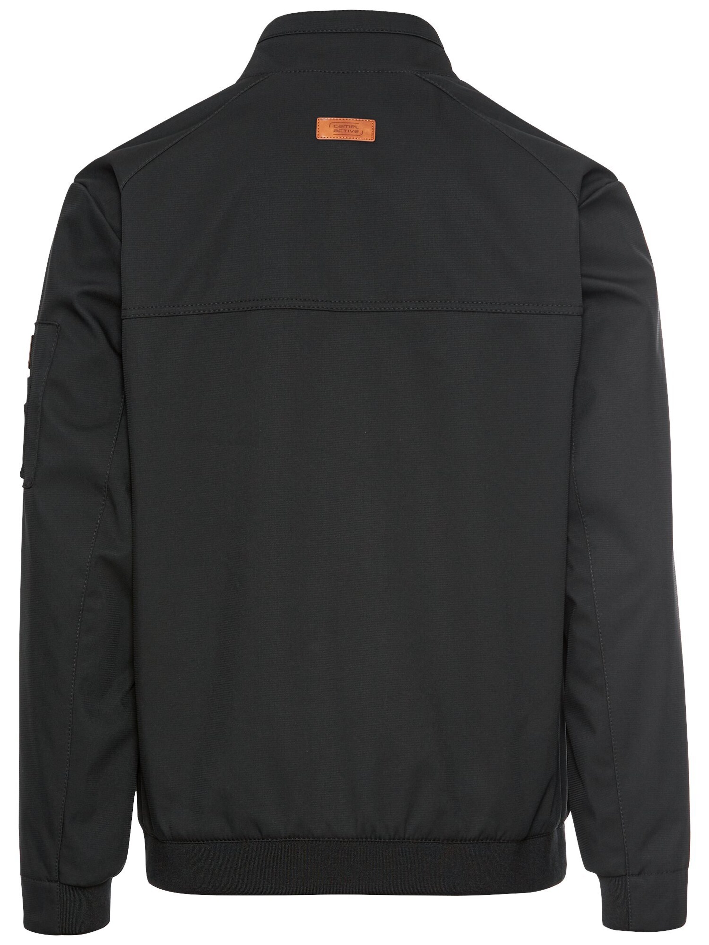 CAMEL ACTIVE Blouson aus recyceltem Polyester in Schwarz