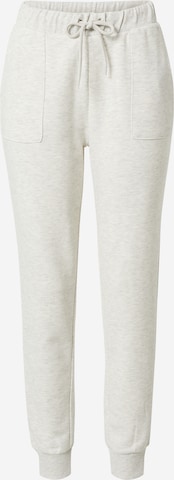 NA-KD Tapered Pants 'Pamela x NA-KD' in Grey: front