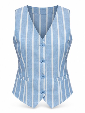 Ombre - Chaleco en azul: frente