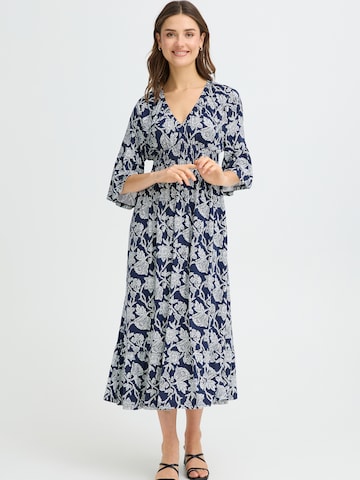 Rochie 'Amy' de la Fransa pe albastru: față