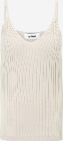 Top in maglia 'TAPPI' di minimum in beige: frontale