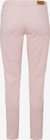 MORE & MORE Slimfit Jeans in Roze