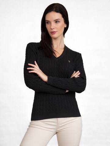 Sir Raymond Tailor Sweater 'Jena' in Black: front