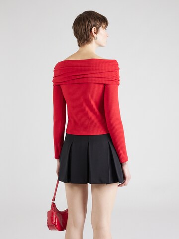 Maglietta 'PCLAYA' di PIECES in rosso