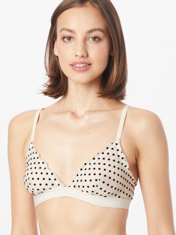 Triangolo Reggiseno 'DOBBY' di River Island in beige: frontale