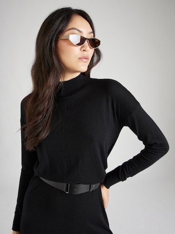 Karen Millen Pletena obleka | črna barva