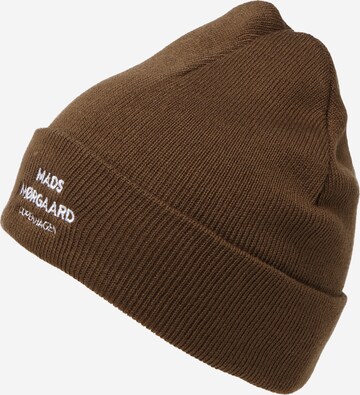 MADS NORGAARD COPENHAGEN Beanie in Brown: front