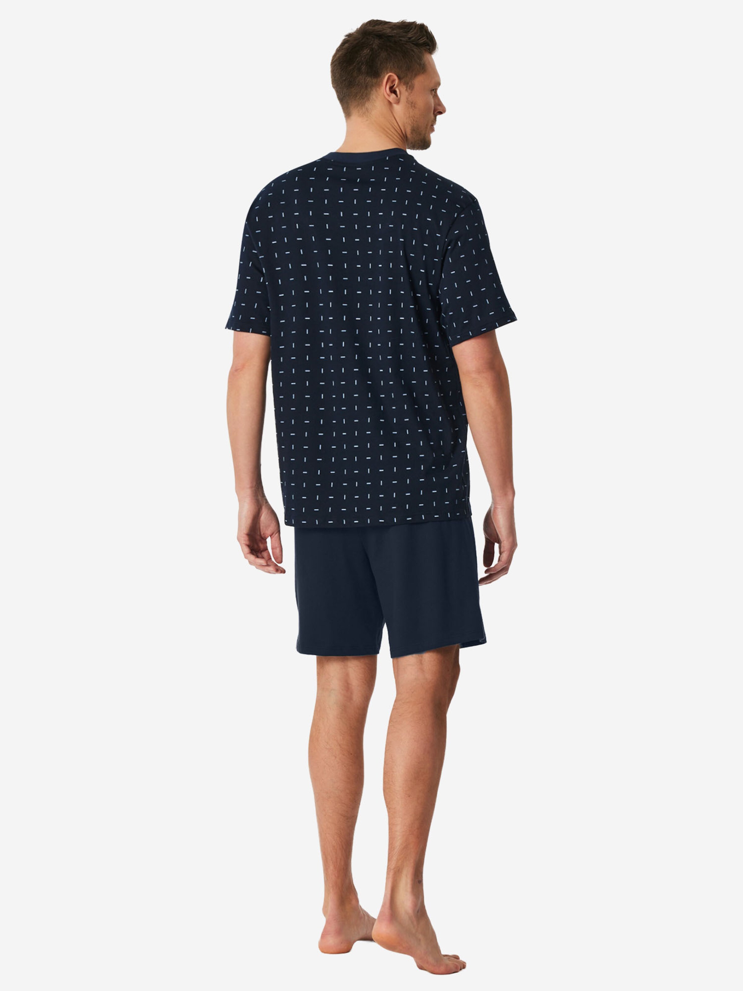 Pyjama court ' Comfort Essentials ' SCHIESSER en bleu