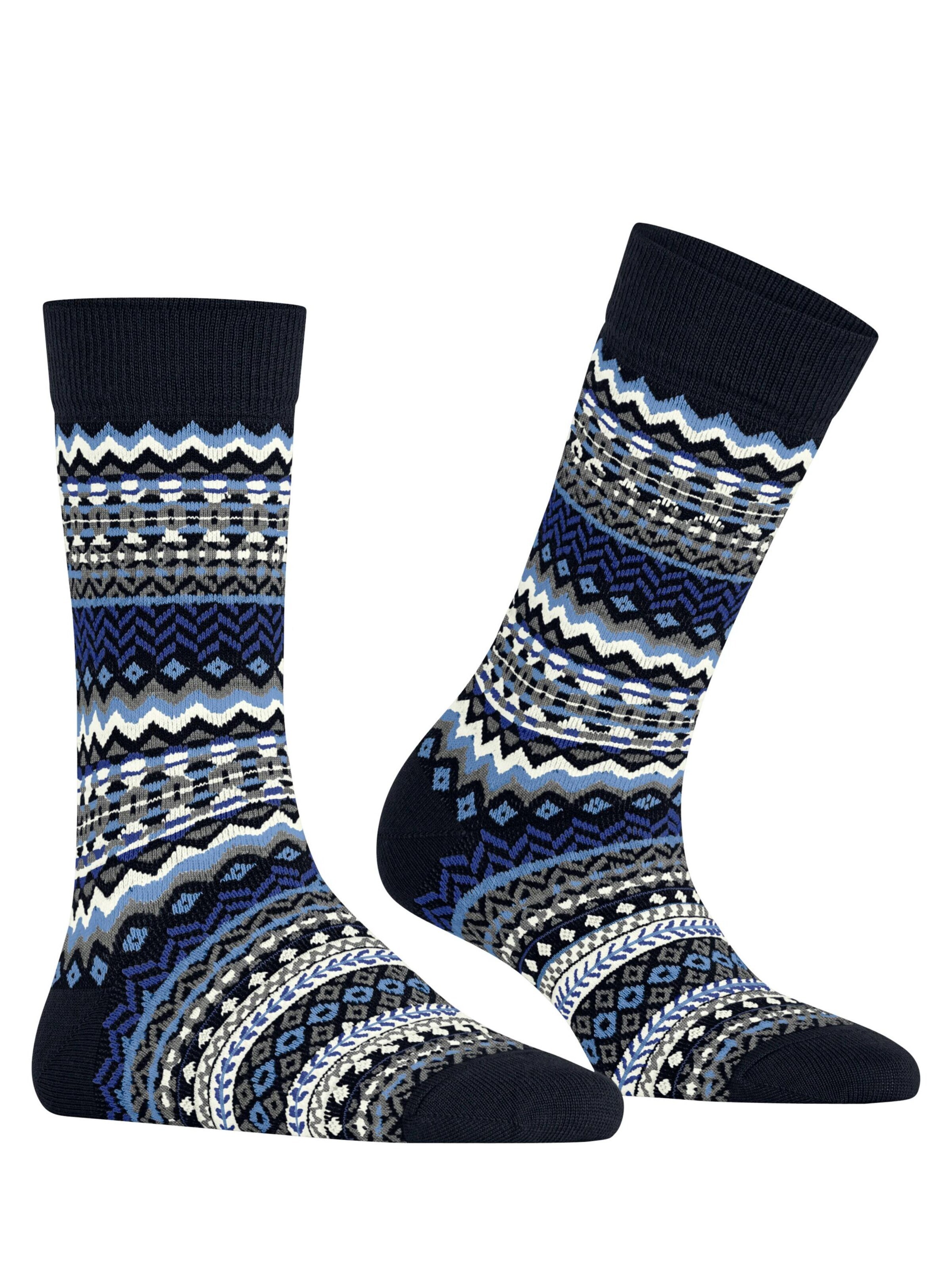 BURLINGTON Socken 'Fair Isle'‌‌‌‌‌ in Blau