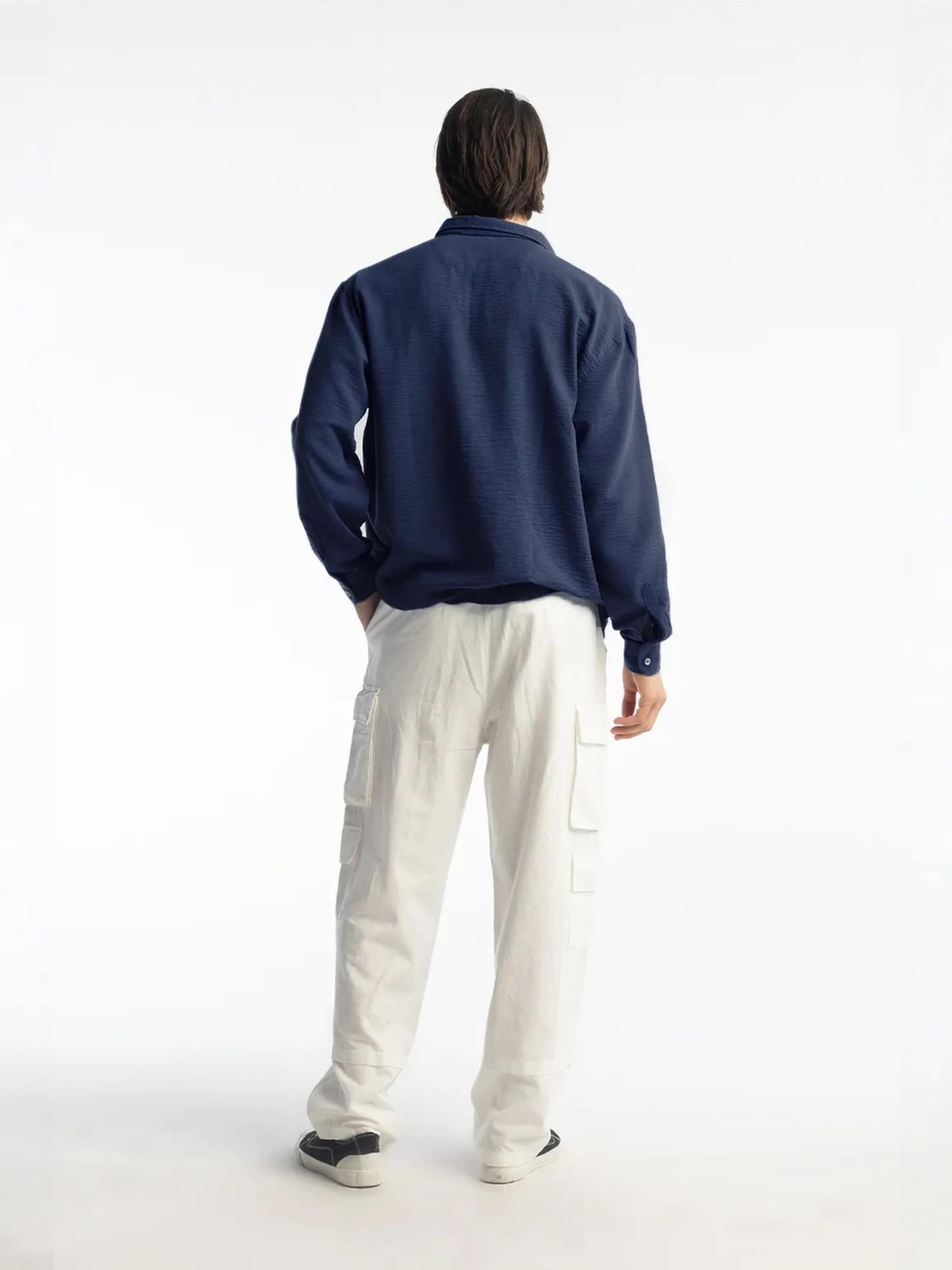 Giesto Comfort fit Overhemd in Blauw