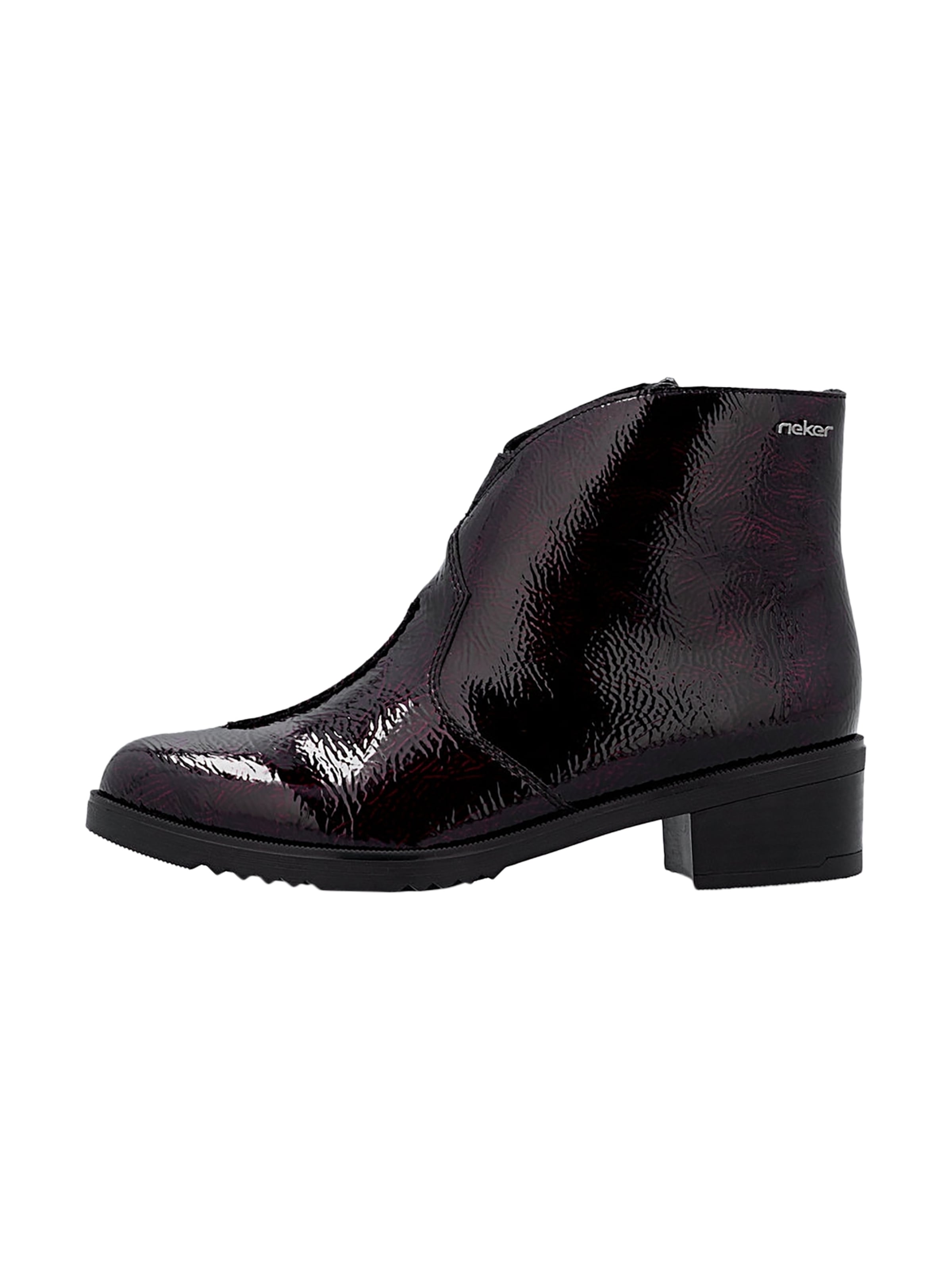 Bottines 'Lagro Zip-Stiefelette' Rieker en rouge : devant