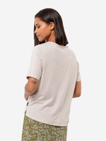 T-shirt fonctionnel 'TRAVEL' JACK WOLFSKIN en beige