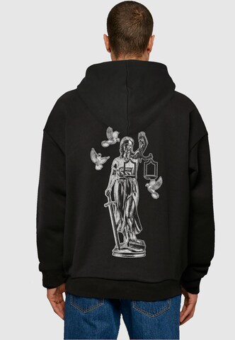 Mister Tee Sweatshirt 'Justice' in Zwart