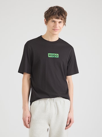 HUGO T-Shirt 'Nufotee' in Schwarz