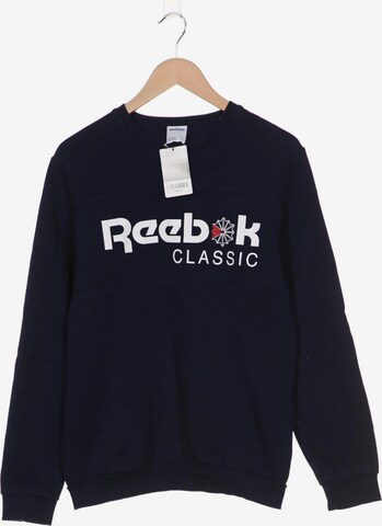 Reebok Sweatshirt & Zip-Up Hoodie in S in Blue: front