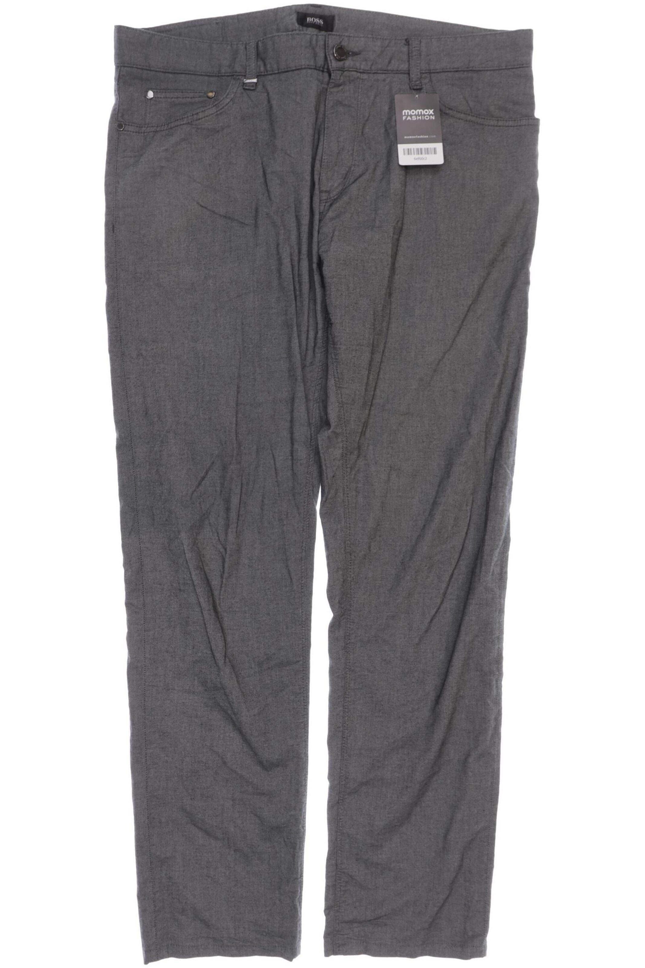 BOSS Black Stoffhose 36 in Grau: Vorderseite