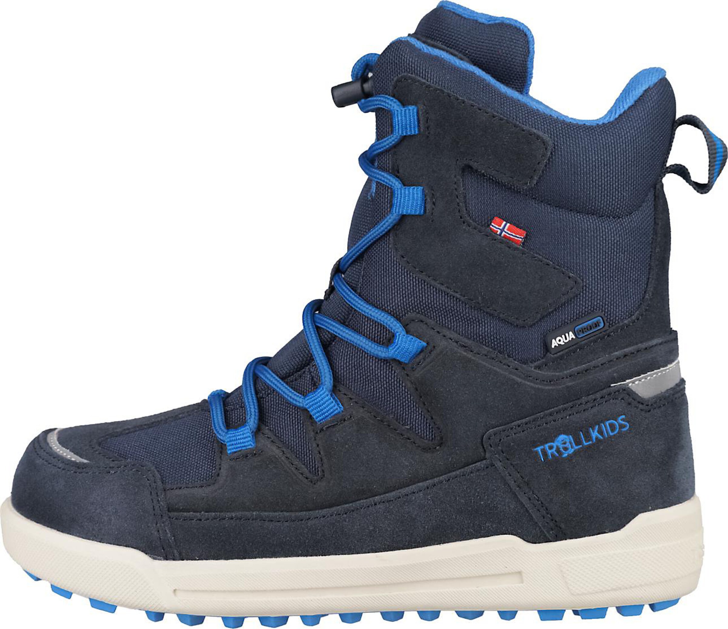 TROLLKIDS Snow Boots in Blue: front