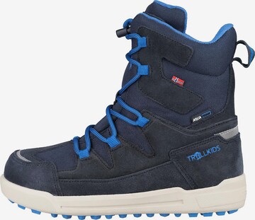 TROLLKIDS Snow Boots in Blue: front