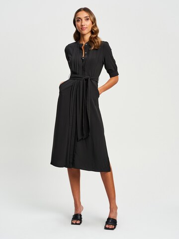 Robe-chemise 'SOLANGE' Willa en noir : devant