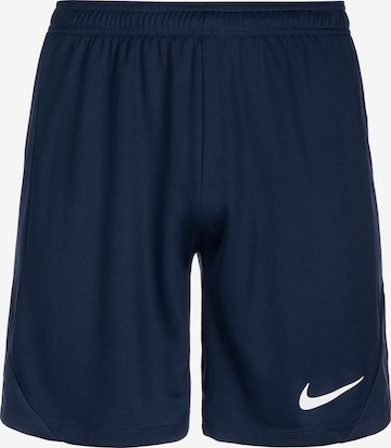 NIKE Workout Pants 'Strike 24' in Blue: front