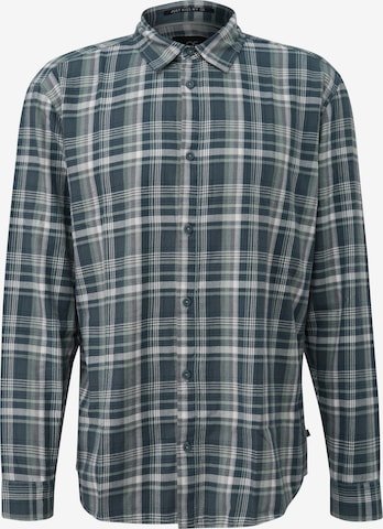 Coupe regular Chemise QS en bleu : devant