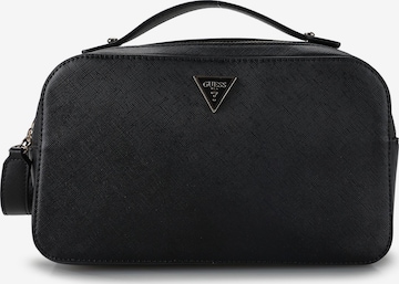 GUESS Kulturbeutel 'Double' in Schwarz: Vorderseite