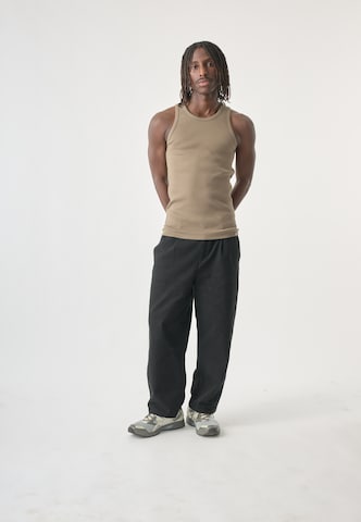 Cleptomanicx Shirt 'Tank Top Ligull' in Brown