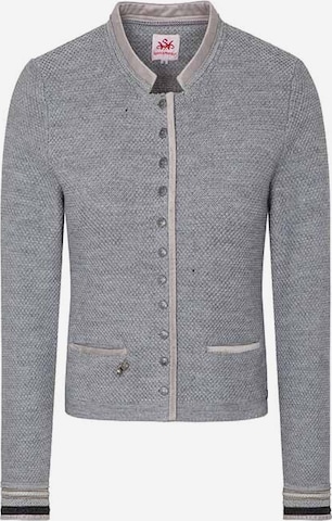 Cardigan bavarois 'Wera' SPIETH & WENSKY en gris : devant