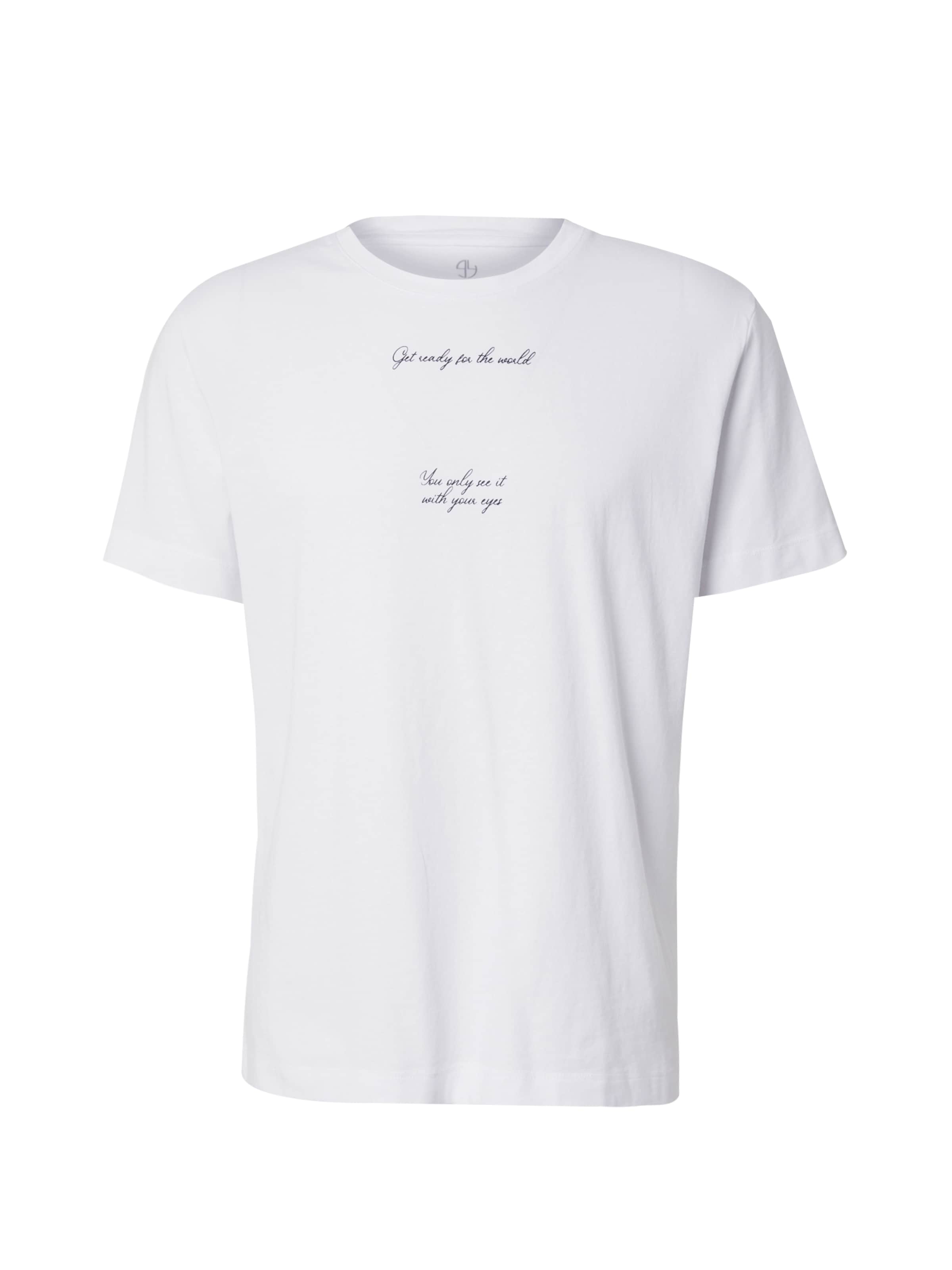 Key Largo Majica 'Postcard' | bela barva: sprednja stran