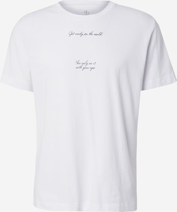 balta Key Largo Marškinėliai 'Postcard': priekis