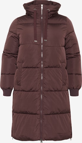 KAFFE CURVE Mantel 'KCniki' in Rot: Vorderseite