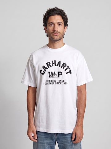 Carhartt WIP Shirt 'COLUMN' in Wit: voorkant