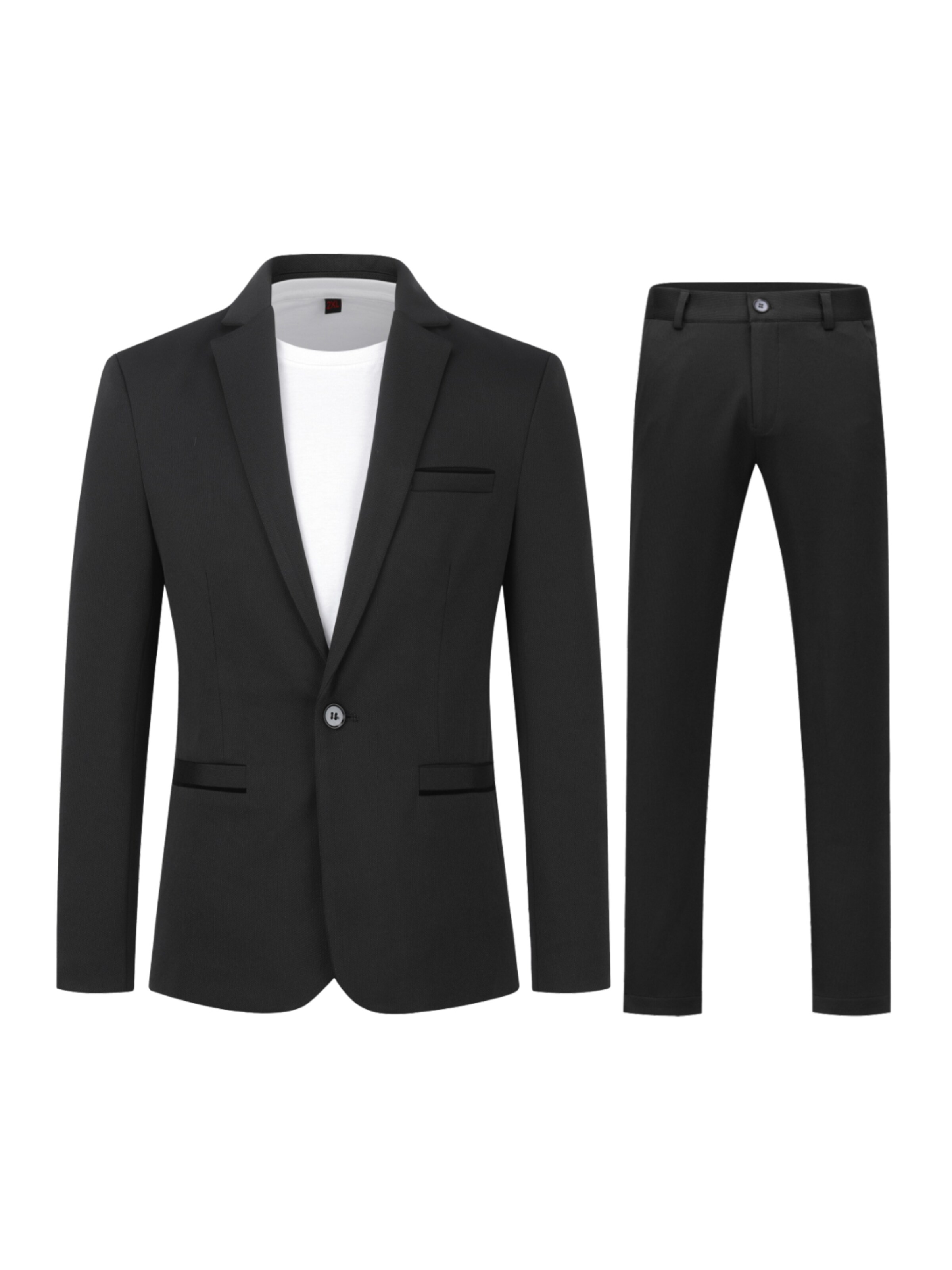 Youthup Anzug‌‌‌‌‌‌‌‌ in Schwarz: Vorderseite