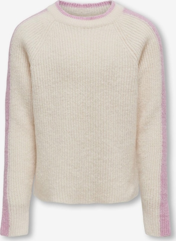 KIDS ONLY Sweater in White: front
