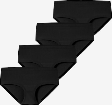 Culotte ' Invisible Cotton ' SCHIESSER en noir : devant