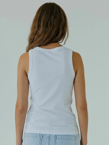 Haut ' Nelly tank ' NORR en blanc